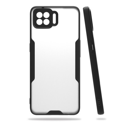 Oppo A73 Kılıf Platin Silikon - Siyah
