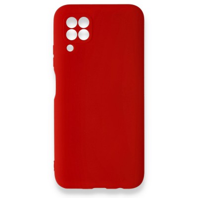 Huawei P40 Lite Kılıf Nano içi Kadife  Silikon - Kırmızı