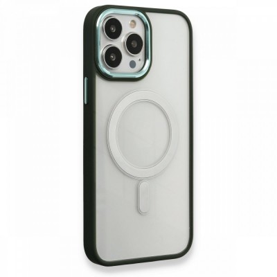 iphone 13 Pro Kılıf Room Magneticsafe Silikon - Köknar Yeşili
