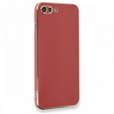 iphone 7 Plus Kılıf Volet Silikon - Kırmızı