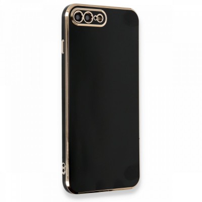 iphone 8 Plus Kılıf Volet Silikon - Siyah