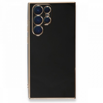 Samsung Galaxy S22 Ultra Kılıf Volet Silikon - Siyah