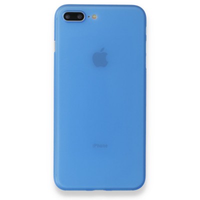 iphone 8 Plus Kılıf Pp Ultra ince Kapak - Mavi