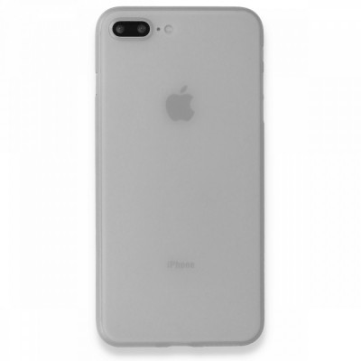 iphone 8 Plus Kılıf Pp Ultra ince Kapak - Beyaz