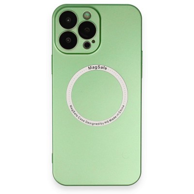 iphone 13 Pro Kılıf Jack Magneticsafe Lens Silikon - Yeşil