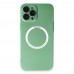 iphone 12 Pro Max Kılıf Jack Magneticsafe Lens Silikon - Yeşil