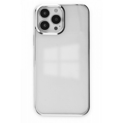iphone 13 Pro Max Kılıf Element Silikon - Gümüş