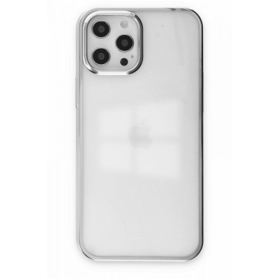 iphone 12 Pro Kılıf Element Silikon - Gümüş