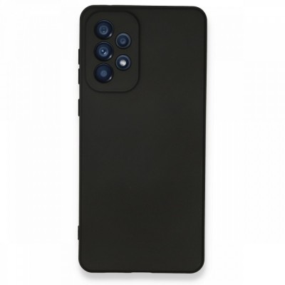 Samsung Galaxy A73 5g Kılıf Nano içi Kadife  Silikon - Siyah