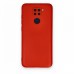 Xiaomi Redmi Note 9 Kılıf Nano içi Kadife  Silikon - Kırmızı