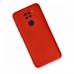 Xiaomi Redmi Note 9 Kılıf Nano içi Kadife  Silikon - Kırmızı