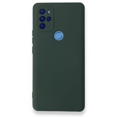 General Mobile Gm 21 Pro Kılıf Nano içi Kadife  Silikon - Koyu Yeşil