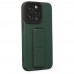 iphone 13 Pro Kılıf Mega Standlı Silikon - Yeşil