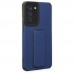 Samsung Galaxy S21 Fe Kılıf Mega Standlı Silikon - Mavi