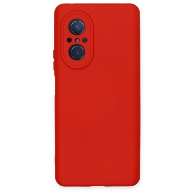 Huawei Nova 9 Se Kılıf Nano içi Kadife  Silikon - Kırmızı