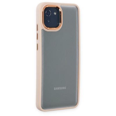 Samsung Galaxy A03 Kılıf Dora Kapak - Pudra