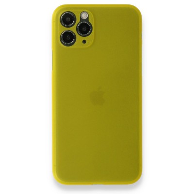 iphone 11 Pro Kılıf Pp Ultra ince Kapak - Sarı