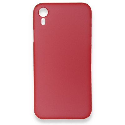 iphone Xr Kılıf Pp Ultra ince Kapak - Kırmızı
