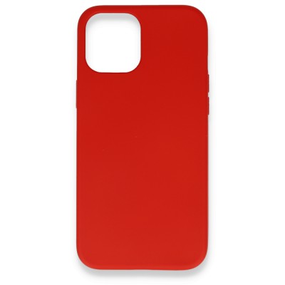 iphone 12 Mini Kılıf Nano içi Kadife  Silikon - Kırmızı