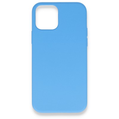 iphone 12 Mini Kılıf Nano içi Kadife  Silikon - Mavi
