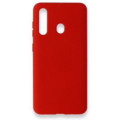 Samsung Galaxy M40 Kılıf Nano içi Kadife  Silikon - Kırmızı