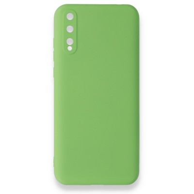 Huawei Y8p Kılıf Nano içi Kadife  Silikon - Yeşil