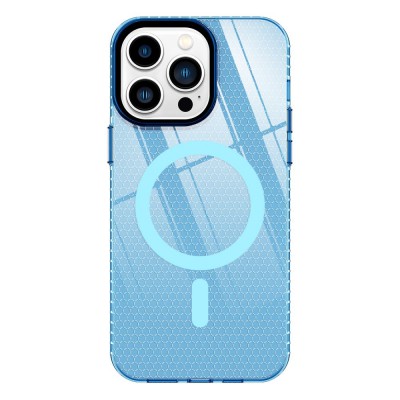 iphone 13 Pro Max Kılıf Beta Magneticsafe Silikon - Mavi