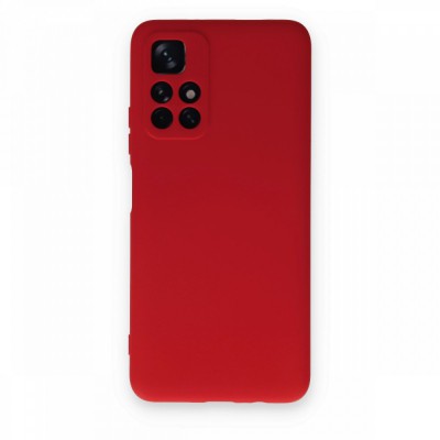 Xiaomi Poco M4 Pro 5g Kılıf Nano içi Kadife  Silikon - Kırmızı