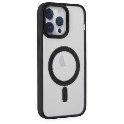 iphone 14 Pro Kılıf Room Magneticsafe Silikon - Siyah