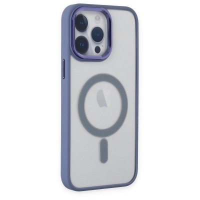 iphone 14 Pro Max Kılıf Room Magneticsafe Silikon - Sierra Blue