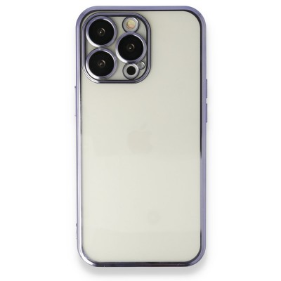 iphone 14 Pro Max Kılıf Razer Lensli Silikon - Mor