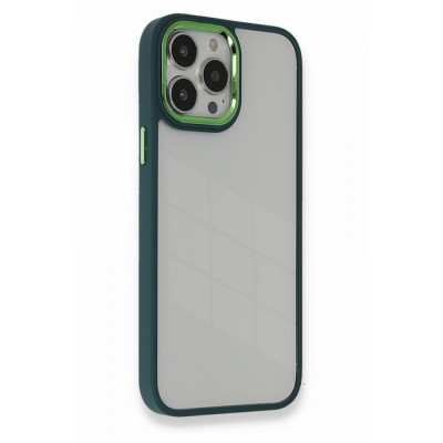 iphone 14 Pro Kılıf Dora Kapak - Haki Yeşil