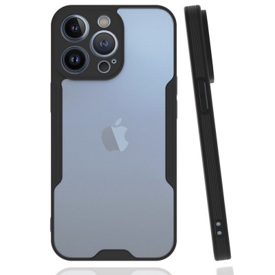 iphone 14 Pro Kılıf Platin Silikon - Siyah