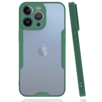 iphone 14 Pro Max Kılıf Platin Silikon - Yeşil