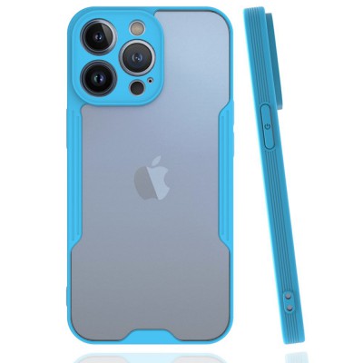 iphone 14 Pro Max Kılıf Platin Silikon - Mavi