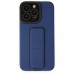 iphone 14 Pro Max Kılıf Mega Standlı Silikon - Mavi