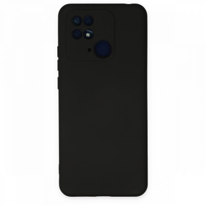 Xiaomi Poco C40 Kılıf Nano içi Kadife  Silikon - Siyah