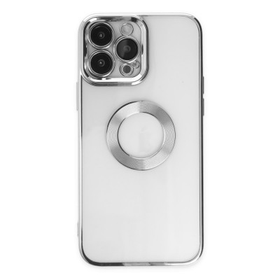 iphone 13 Pro Kılıf Slot Silikon - Gümüş