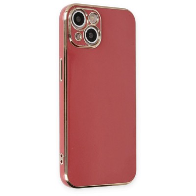 iphone 14 Plus Kılıf Volet Silikon - Kırmızı