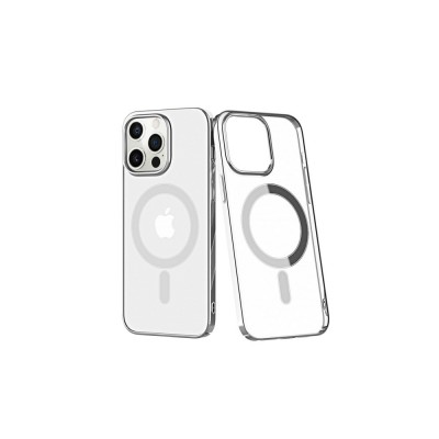 iphone 12 Pro Max Kılıf Element Magneticsafe Sert Kapak - Gümüş