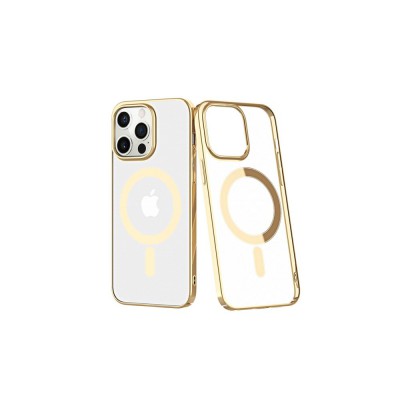 iphone 12 Pro Max Kılıf Element Magneticsafe Sert Kapak - Gold