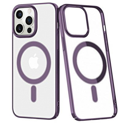 iphone 13 Pro Max Kılıf Element Magneticsafe Sert Kapak - Derin Mor
