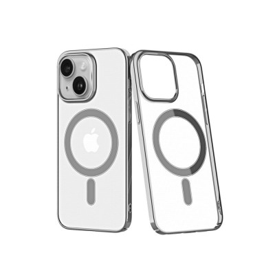 iphone 14 Plus Kılıf Element Magneticsafe Sert Kapak - Gümüş