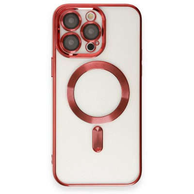 iphone 13 Pro Max Kılıf Kross Magneticsafe Kapak - Kırmızı