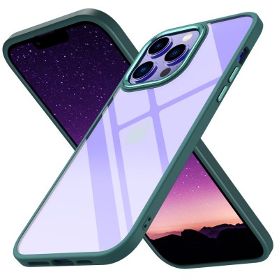 iphone 14 Pro Max Kılıf Power Silikon - Koyu Yeşil