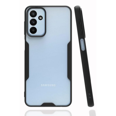 Samsung Galaxy A04s Kılıf Platin Silikon - Siyah