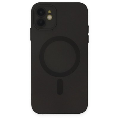 iphone 12 Kılıf Moshi Lens Magneticsafe Silikon - Siyah