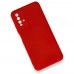 Xiaomi Redmi 9t Kılıf Nano içi Kadife  Silikon - Kırmızı