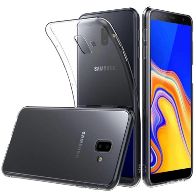 Samsung Galaxy J6 Plus Kılıf Lüx Şeffaf Silikon