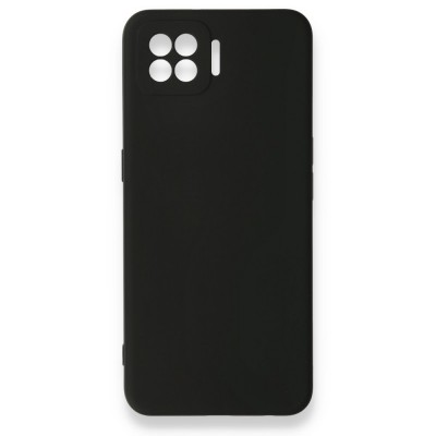 Oppo A73 Kılıf Nano içi Kadife  Silikon - Siyah